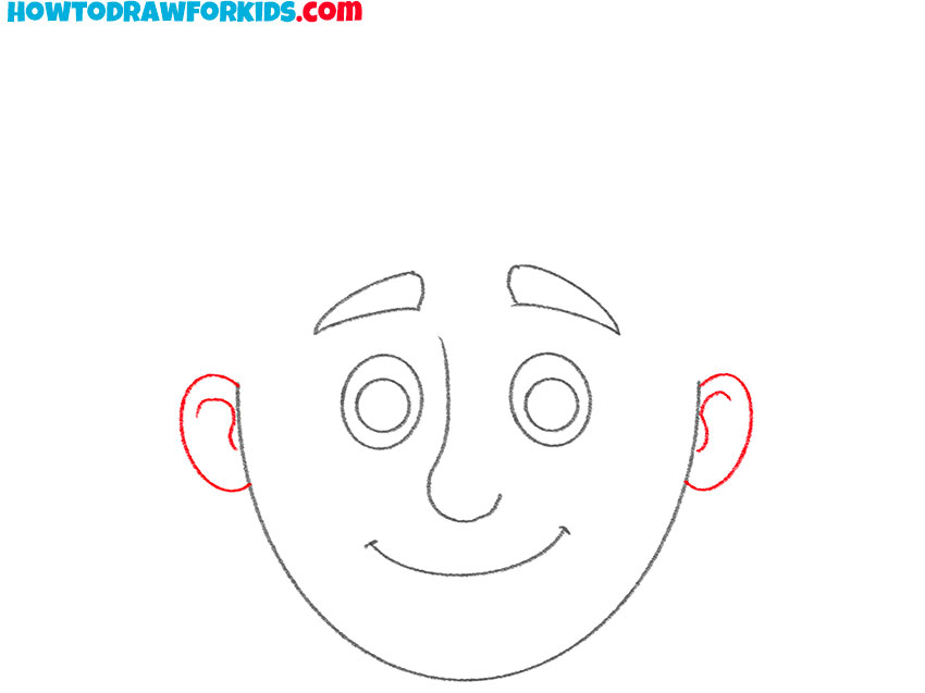 simple face drawing for kids