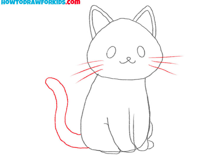 How to Draw a Black Cat - Easy Drawing Tutorial For Kids