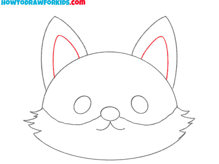 How to Draw a Fox Face - Easy Drawing Tutorial For Kids