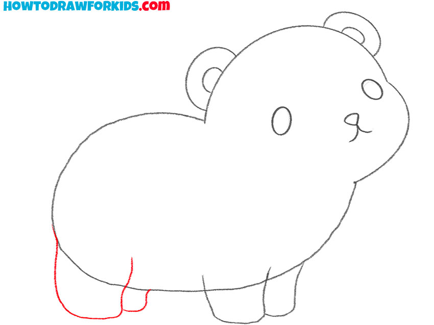 how to draw a polar bear draw so cute