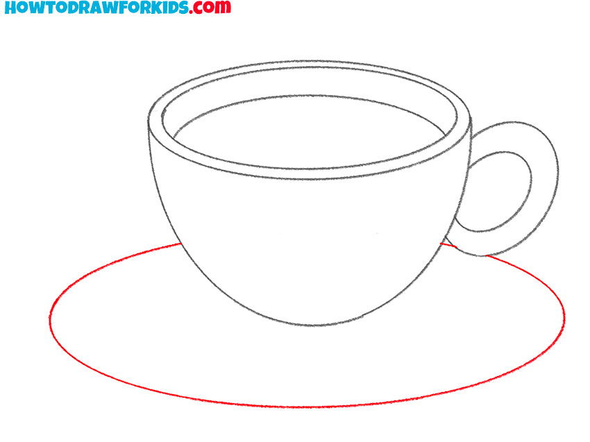 how to draw coffee cup cute
