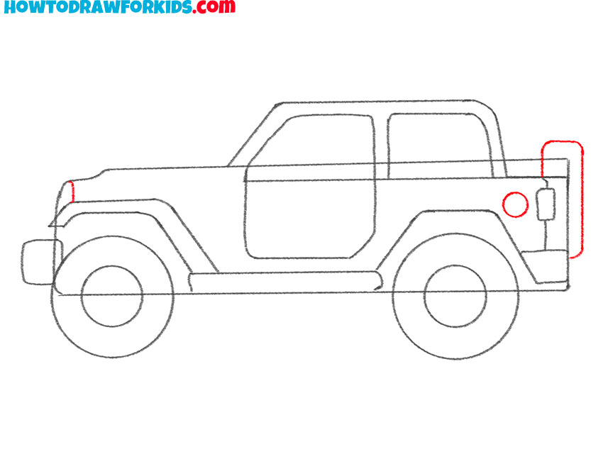 jeep drawing lesson