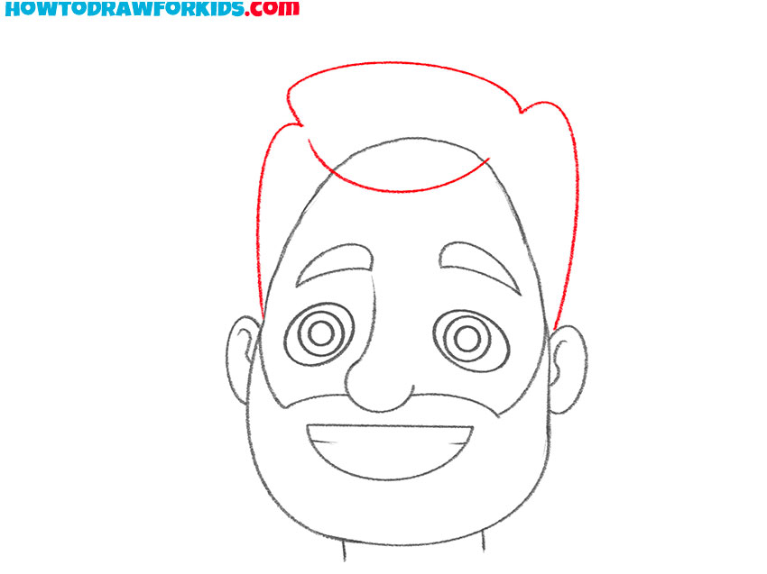 male face drawing tutorial