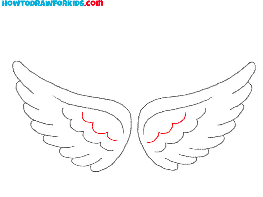wings art drawing