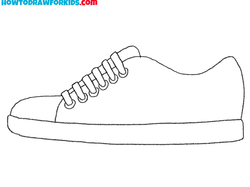 anime shoe drawing for beginners