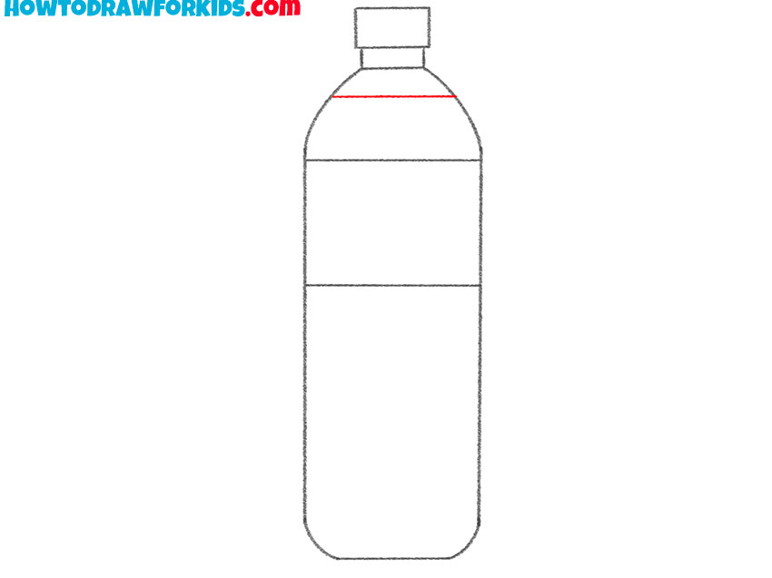 bottle of water drawing tutorial