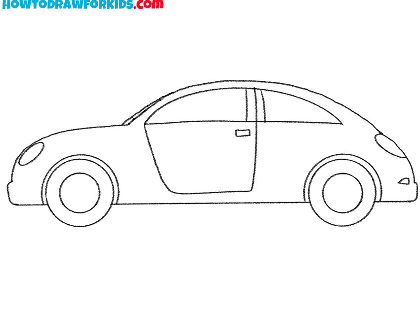 how to draw a car easy for beginners