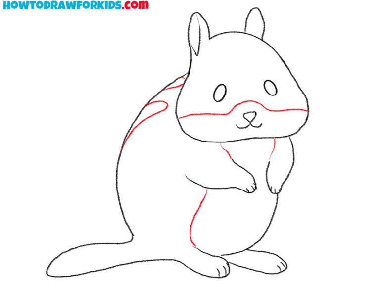 How to Draw a Chipmunk Easy Drawing Tutorial For Kids