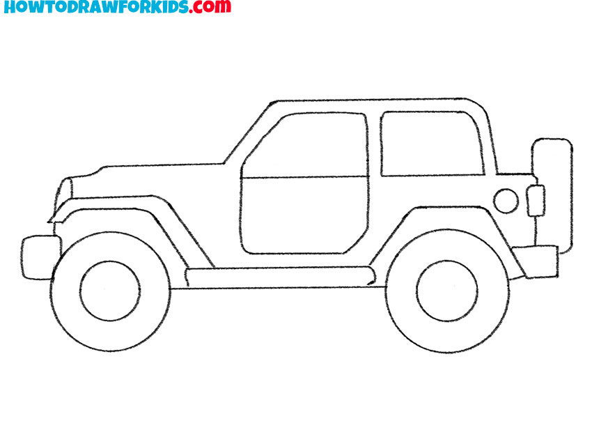 jeep drawing tutorial