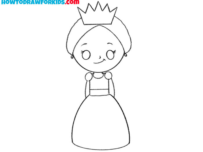 How to Draw a Queen - Easy Drawing Tutorial For Kids