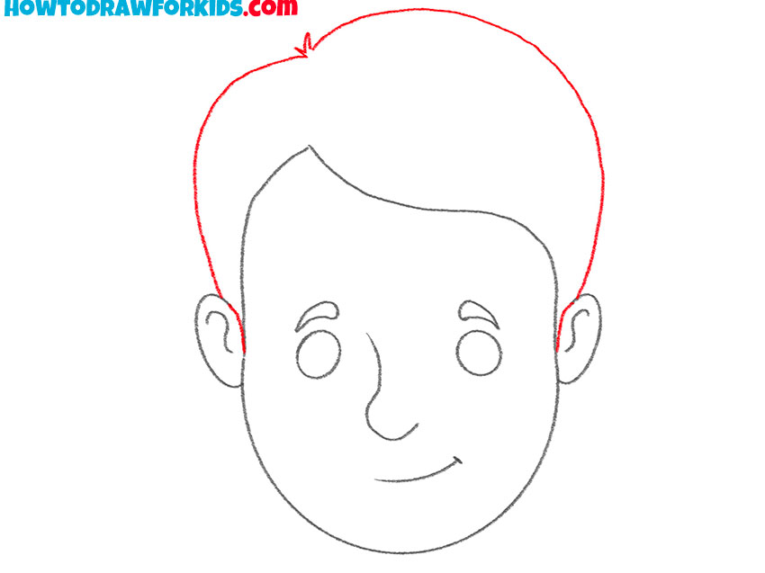 realistic human head drawing