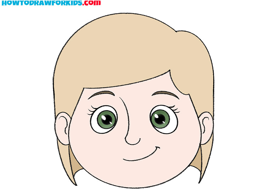 How To Draw Anime Girl Face - Drawings Easy Girl Face Anime, HD Png  Download , Transparent Png Image - PNGitem