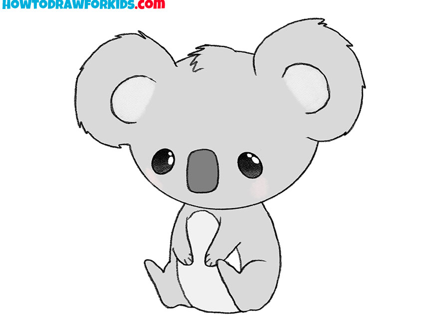 How to Draw a Koala Bear - Easy Drawing Tutorial For Kids