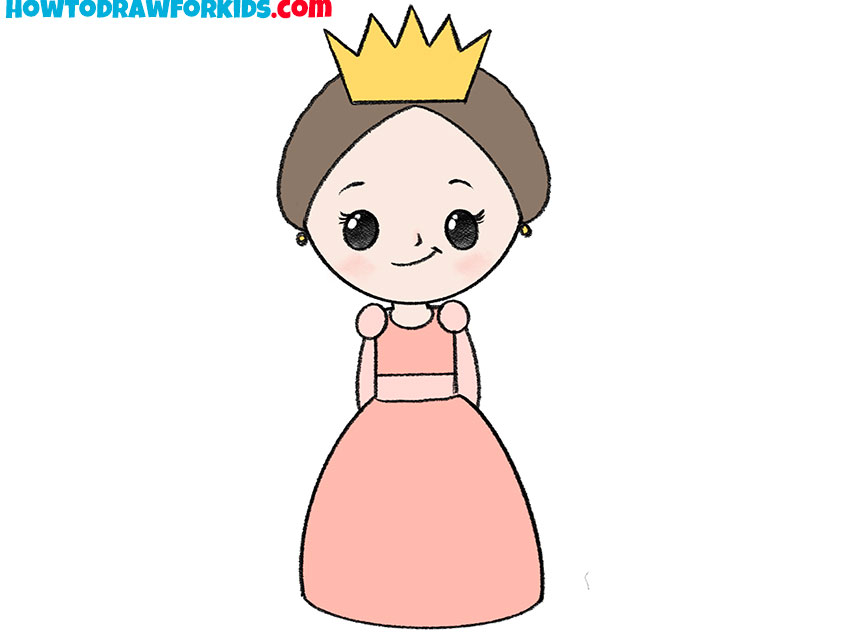 How to Draw a Queen - Easy Drawing Tutorial For Kids