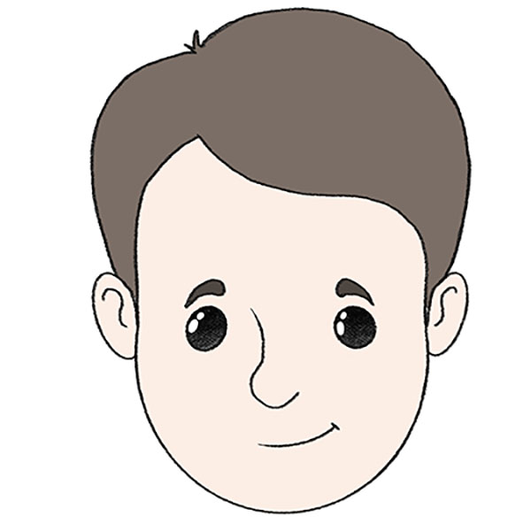 Face Drawing Child Human Head - Face To Draw Clipart, HD Png Download -  kindpng