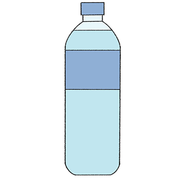 How to Draw a Bottle of Water