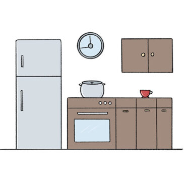How to Draw a Kitchen