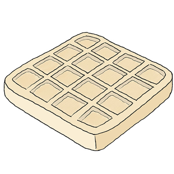 How to Draw a Waffle