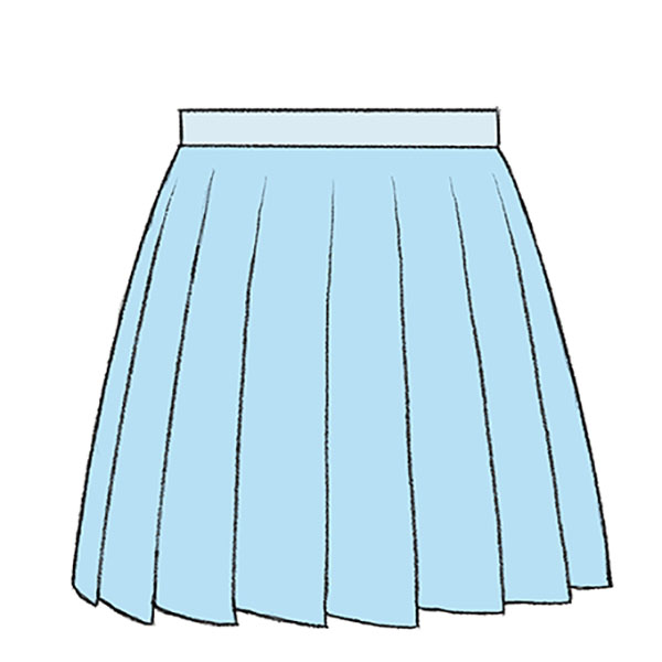 How to Draw an Anime Skirt