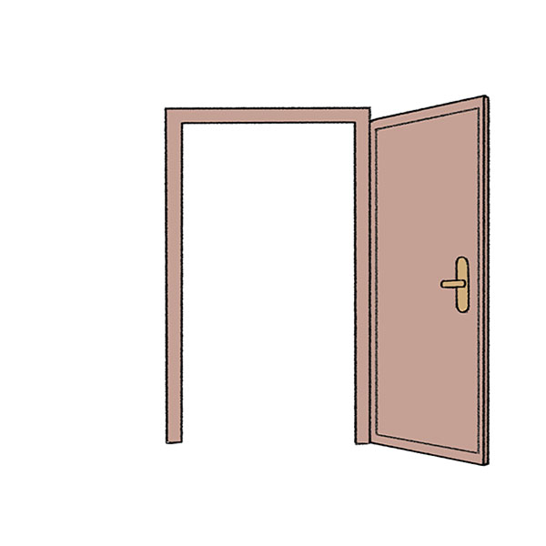 How to Draw an Open Door Easy Drawing Tutorial For Kids