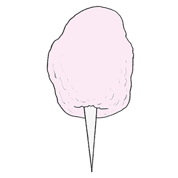 How to Draw Cotton Candy
