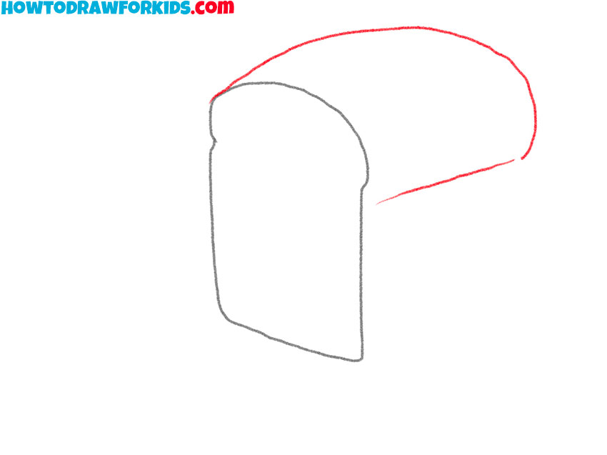 how to draw cartoon bread
