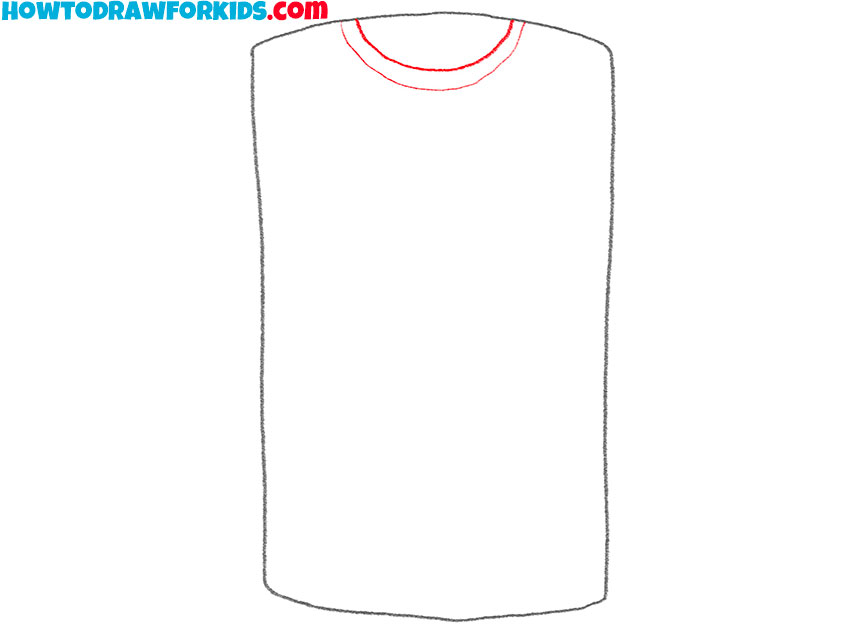 how to draw a cartoon t shirt