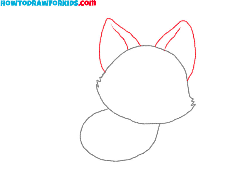 how to draw a fox for kids