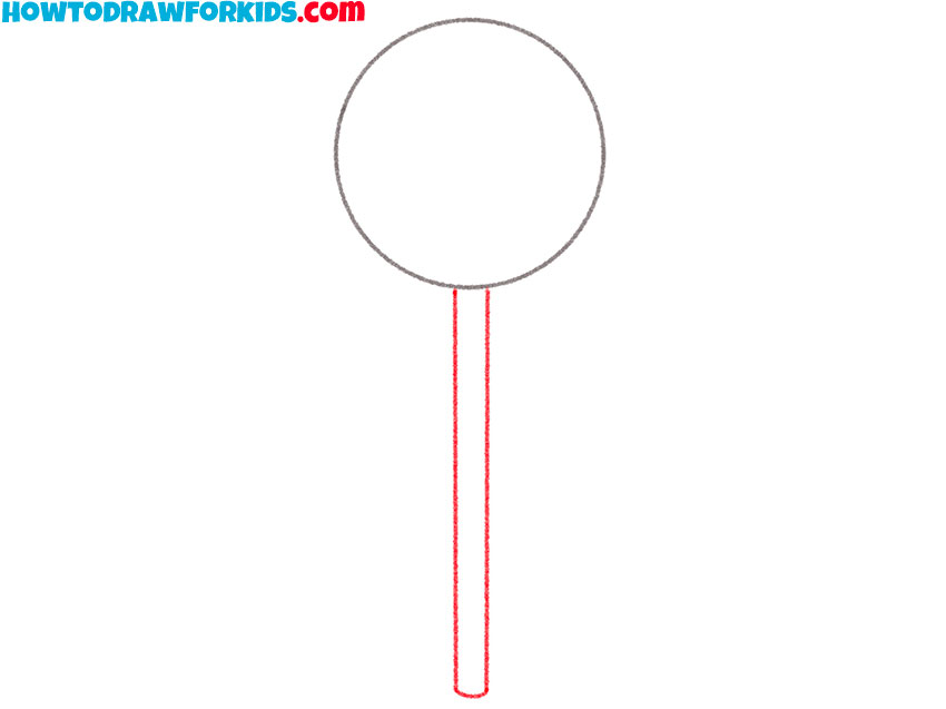 how to draw a lollipop realistic