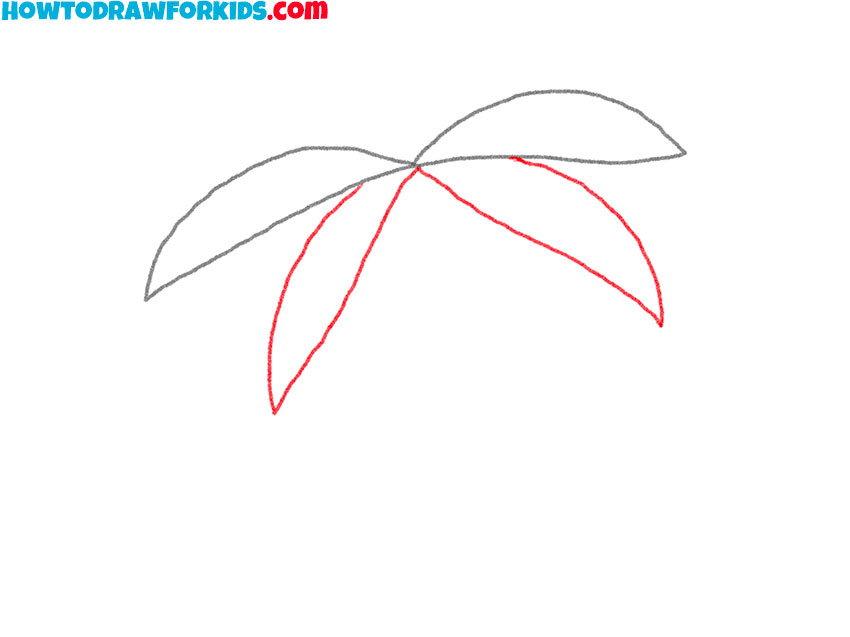 how to draw a palm tree easy