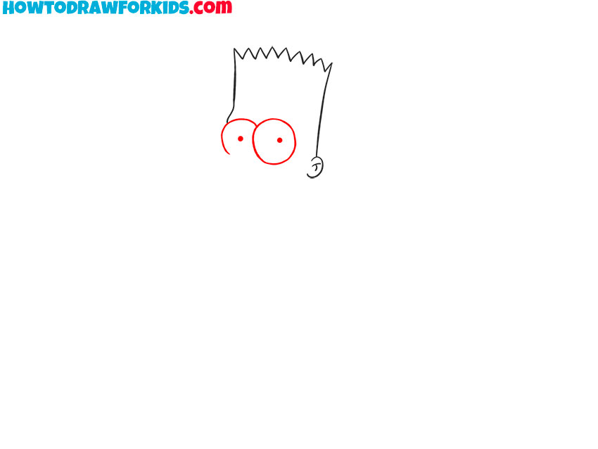 How to draw BART SIMPSON step by step, EASY 