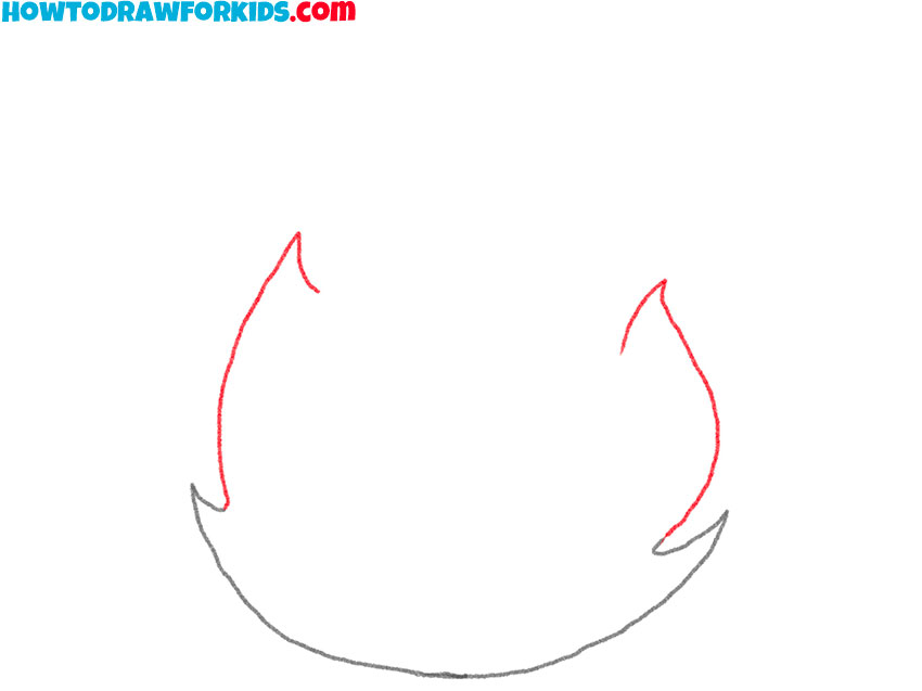 how to draw flames easy