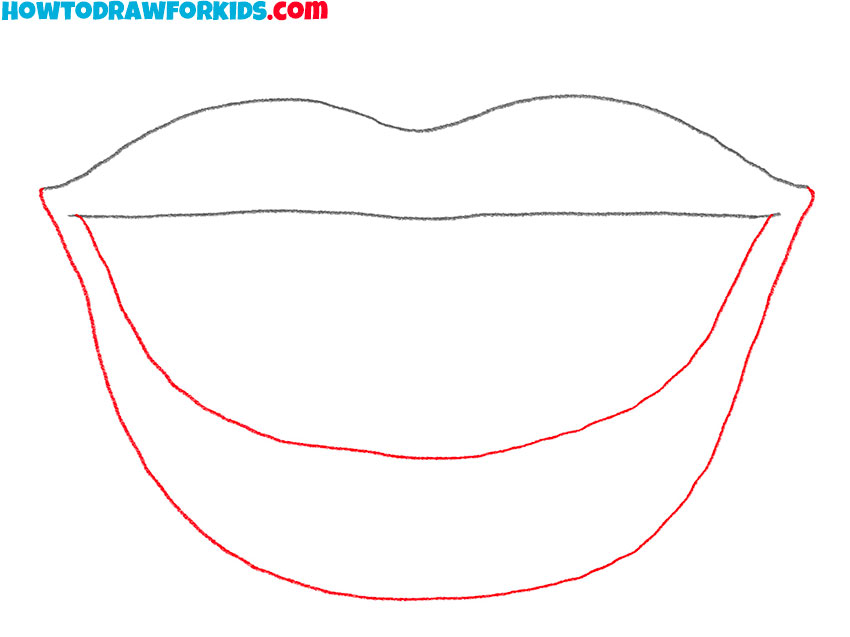how to draw teeth cartoon