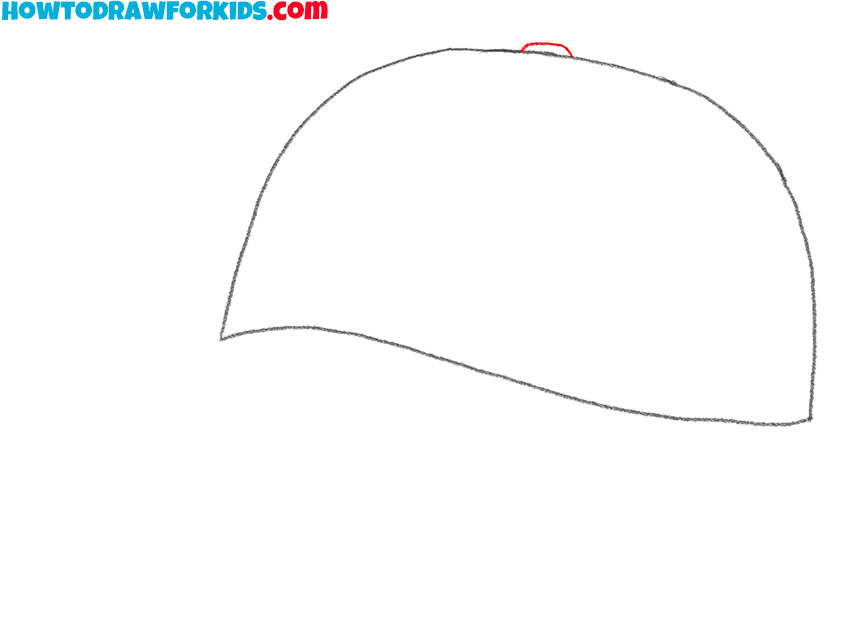 how to draw a cap for beginners