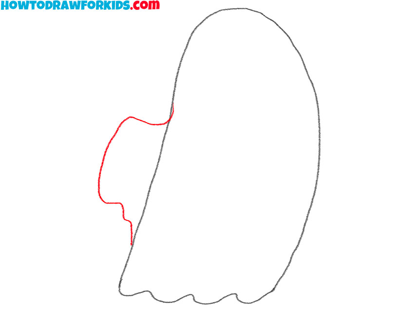 how to draw a ghost cute