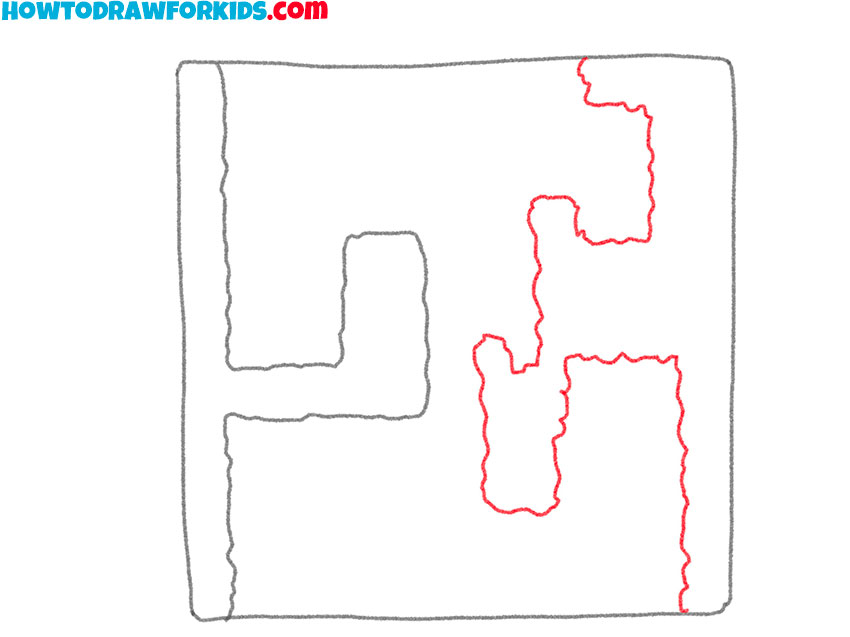 how to draw a maze for beginners