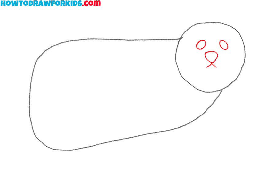 how to draw a polar bear realistic