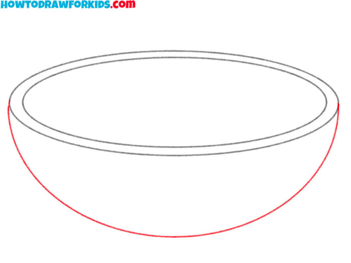 How to Draw a Bowl Easy Drawing Tutorial For Kids