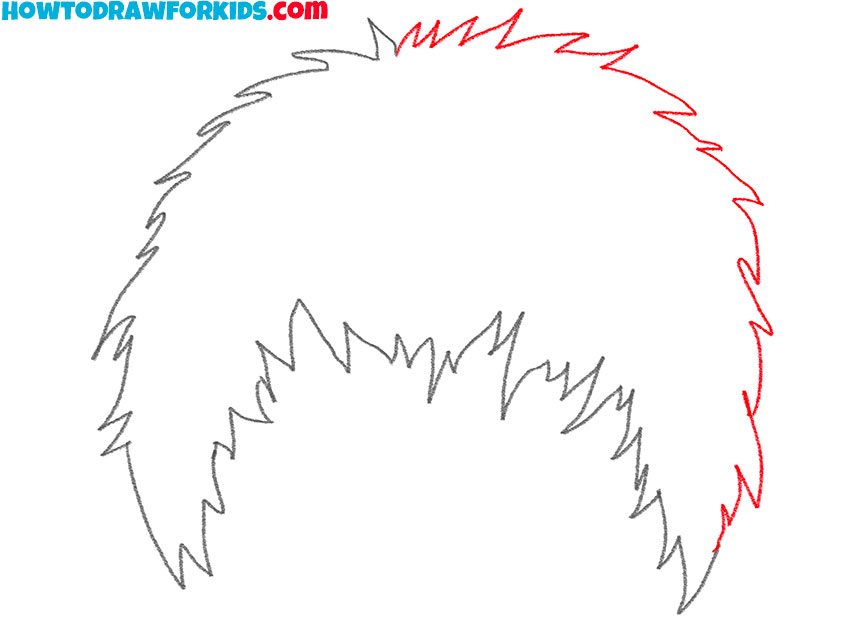 anime boy hair drawing tutorial