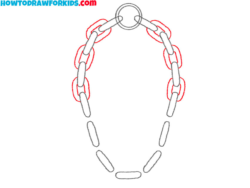 chain drawing tutorial
