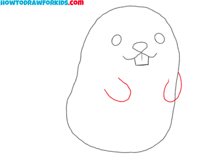 how to draw a beaver for beginners