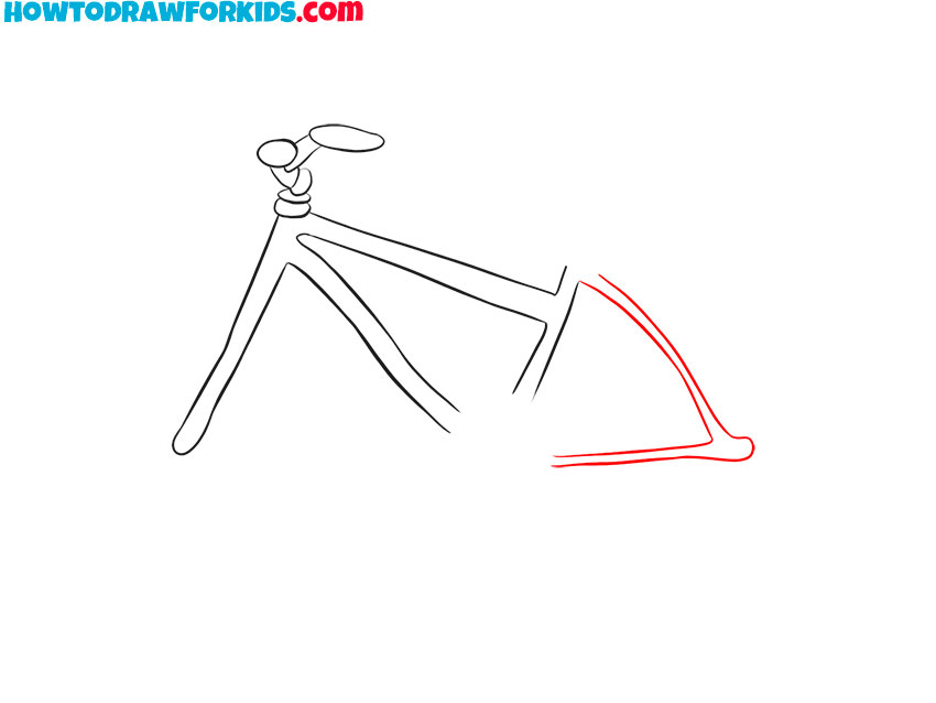 how to draw a bike cartoon