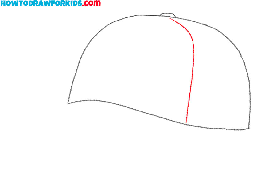 how to draw a cap for kindergarten