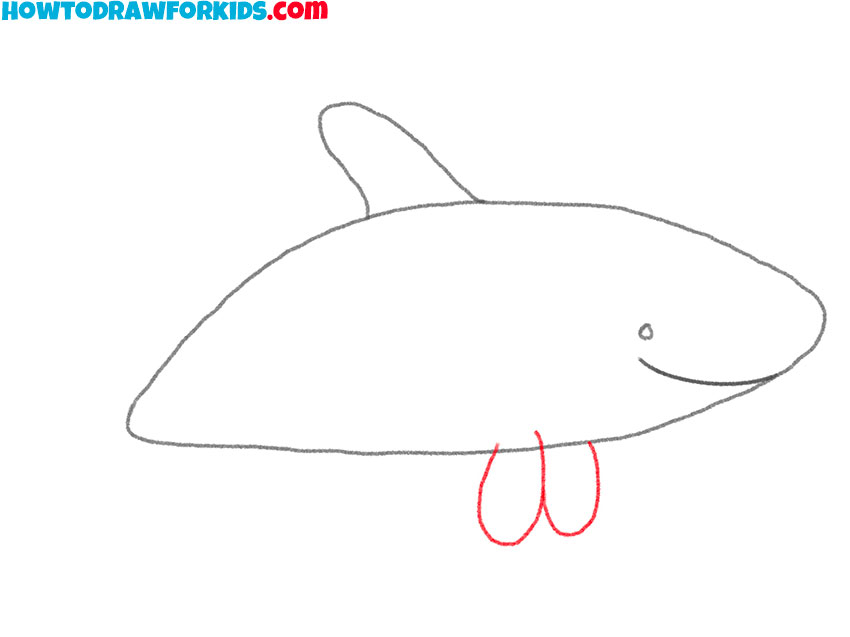 how to draw a cartoon orca