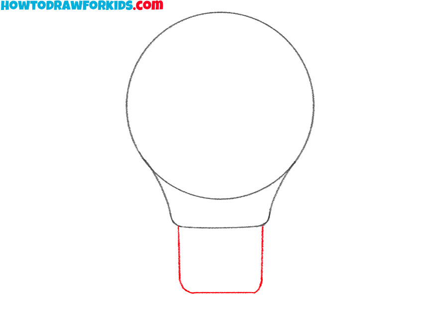 how to draw a light bulb for beginners