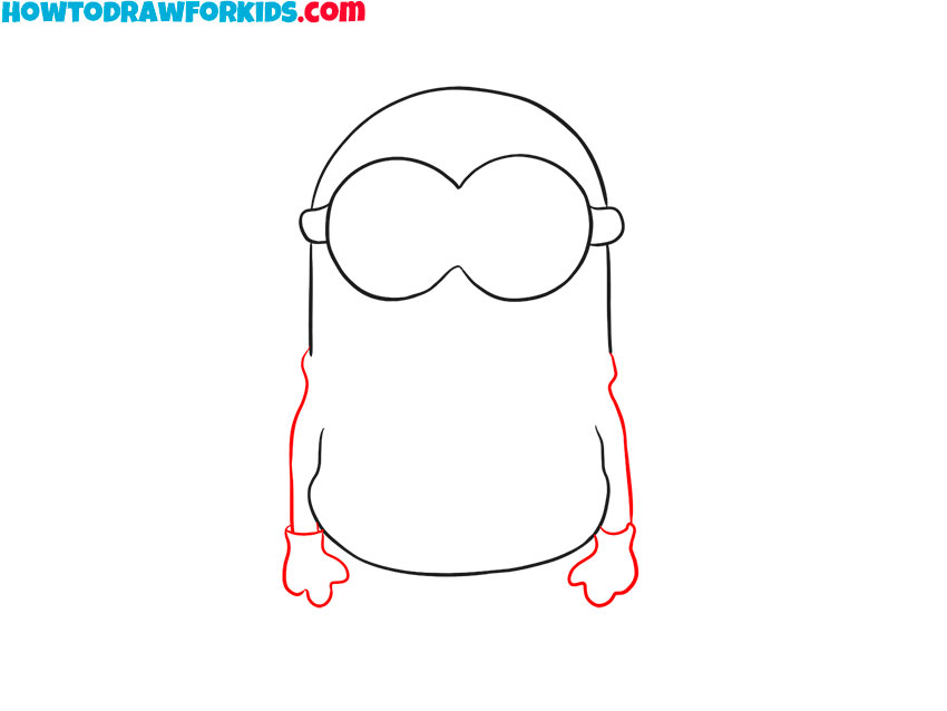 how to draw a minion for beginners