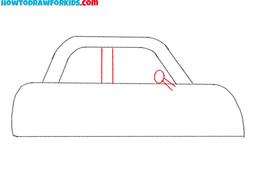 how to draw a police car easy