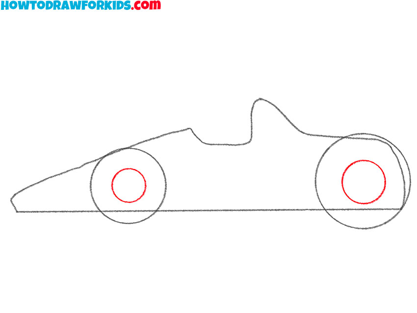 how to draw a racing car drawing