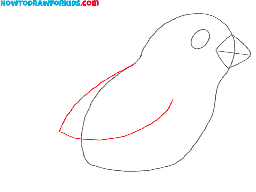 how to draw a simple bird flying