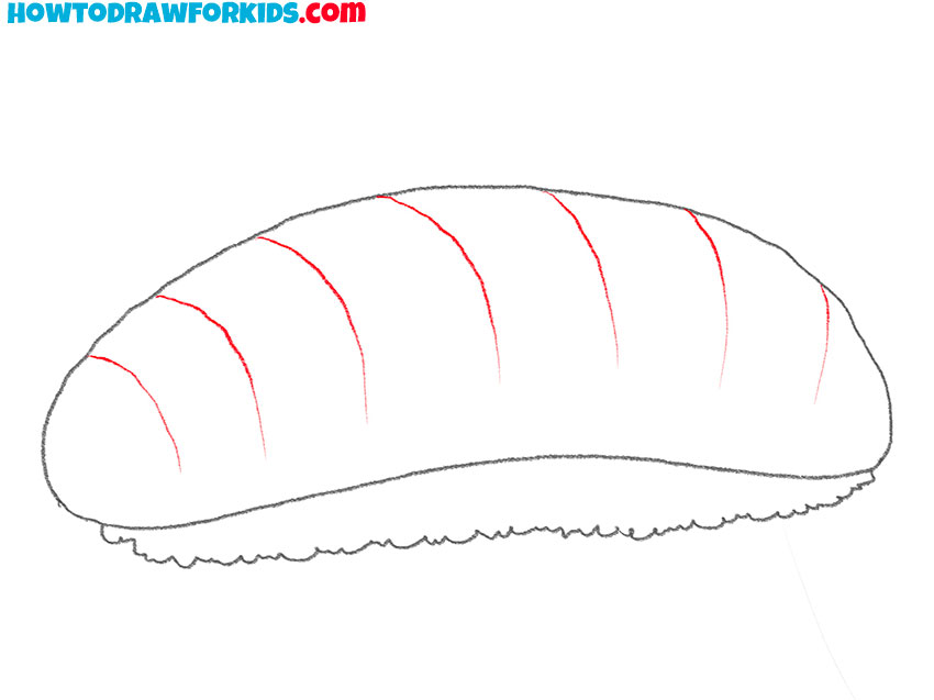 how to draw sushi cute